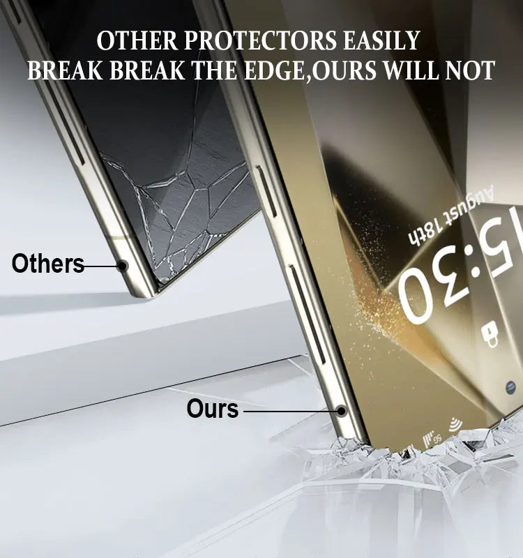 Martzilla Borderless Privacy Tempered Glass Guard With Dust Removal  Kit for Samsung Galaxy (Pack of 1)