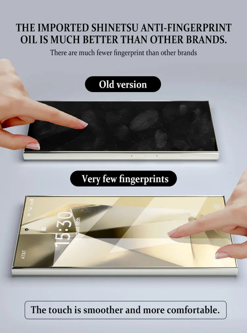 Martzilla Borderless Privacy Tempered Glass Guard With Dust Removal  Kit for Samsung Galaxy (Pack of 1)