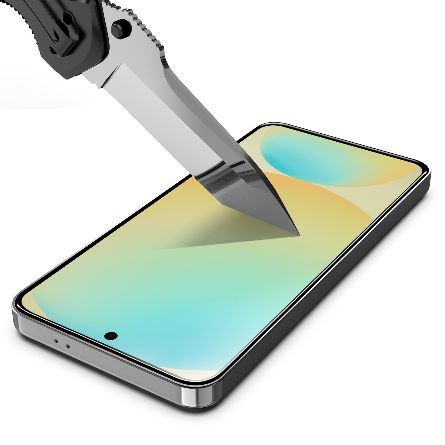 MartZilla Premium Screen Protector 9H Tempered Glass with Easy App Kit For SAMSUNG Galaxy S24 FE 5G | 2.5D Round Edge | Oleophobic Coating | Scratch Proof | Easy Installation Kit | (Pack of 1)