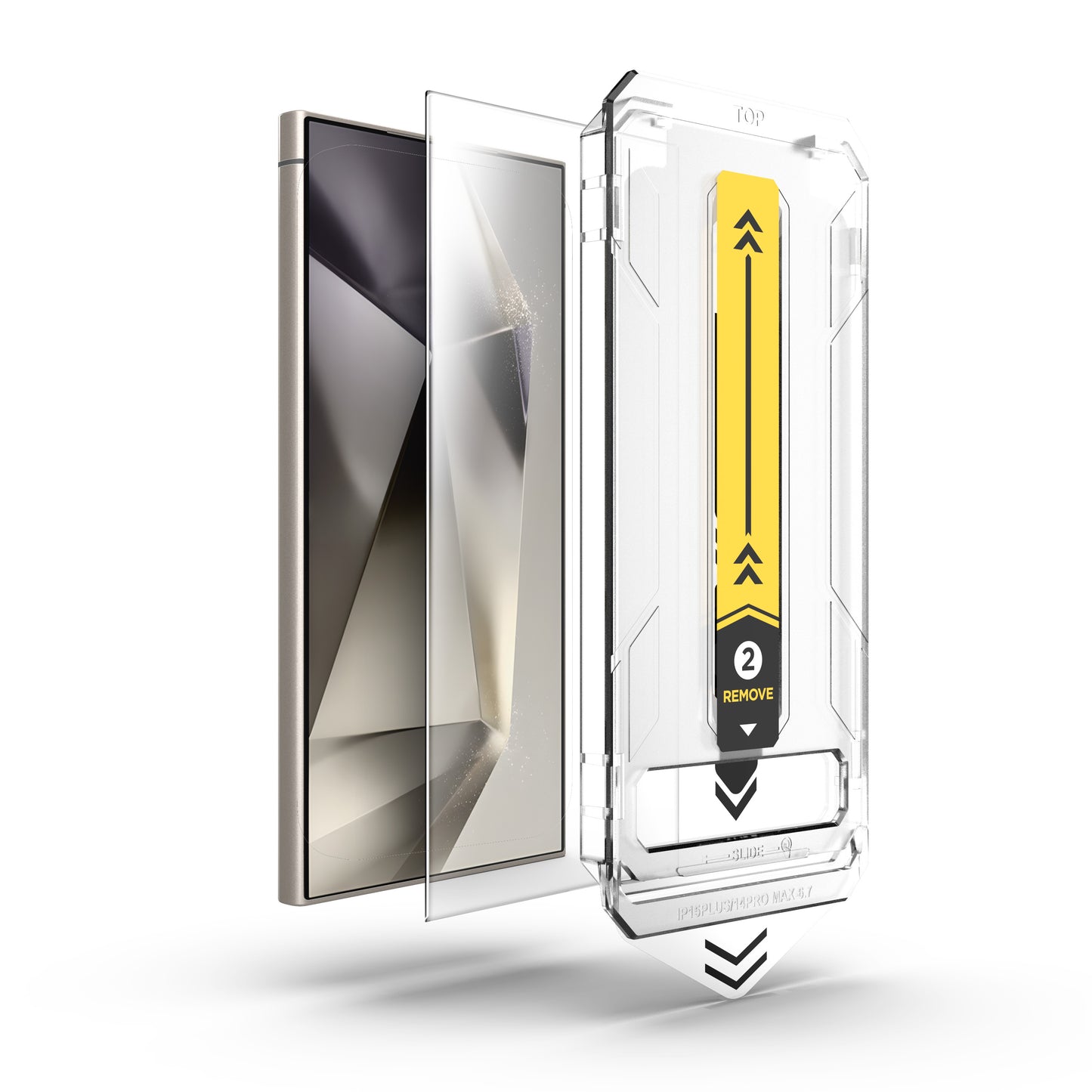 MartZilla Premium Screen Protector 9H Tempered Glass with Easy Magic Application Kit For Samsung | Auto Dust Removal | Easy Installation Kit |