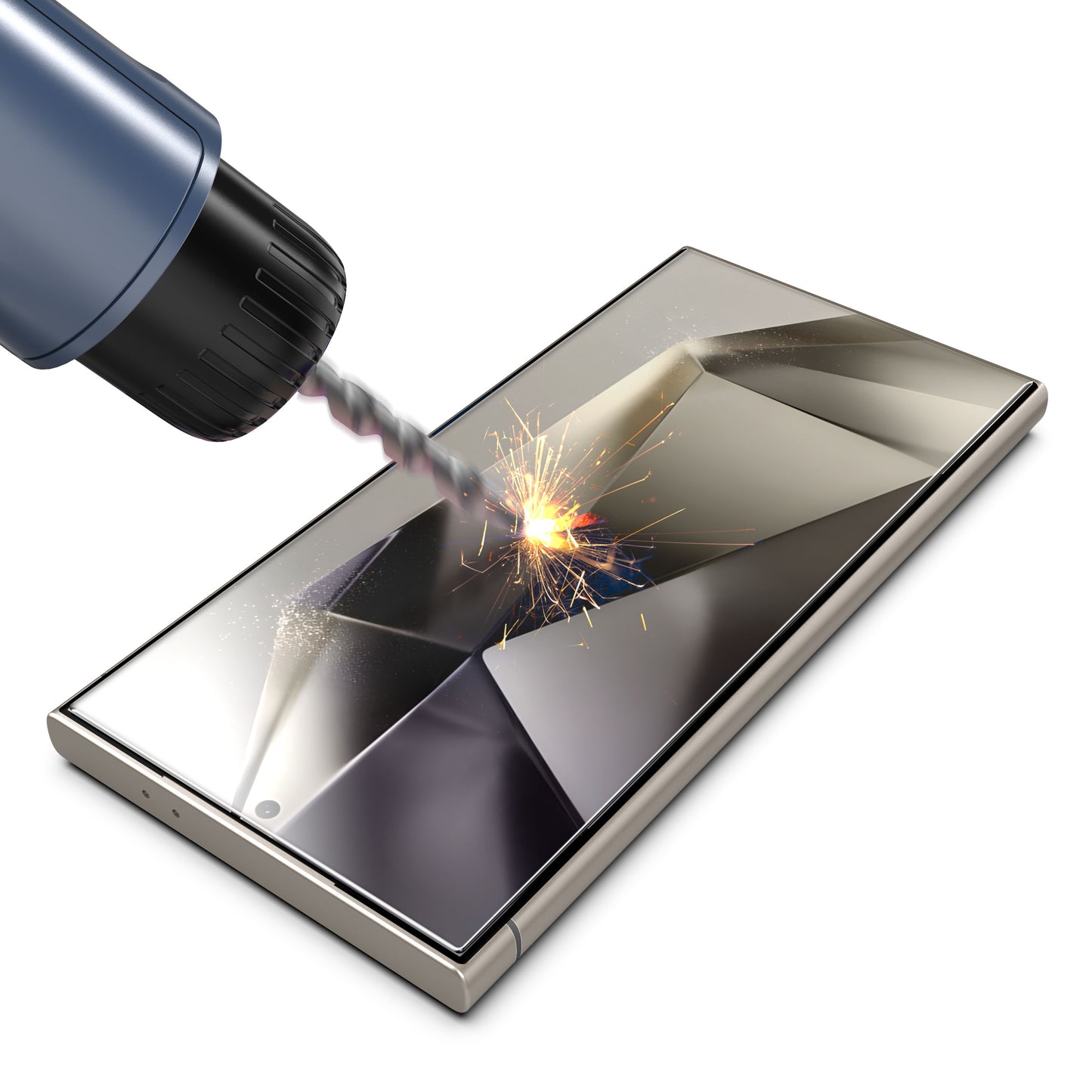 MartZilla Premium Screen Protector 9H Tempered Glass with Easy Magic Application Kit For Samsung | Auto Dust Removal | Easy Installation Kit |