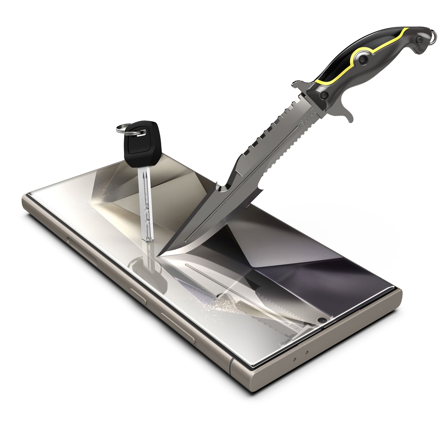 MartZilla Premium Screen Protector 9H Tempered Glass with Easy Magic Application Kit For Samsung | Auto Dust Removal | Easy Installation Kit |