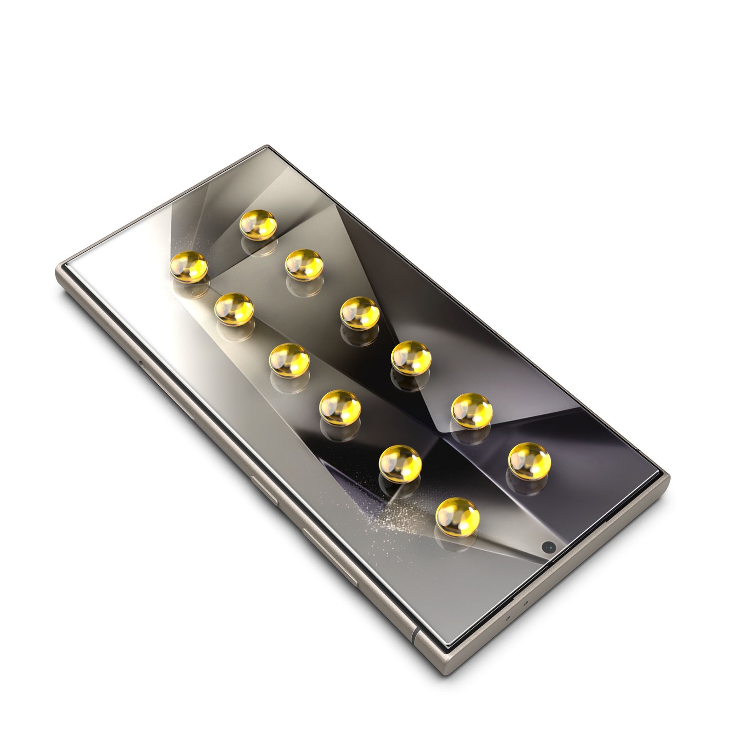 MartZilla Premium Screen Protector 9H Tempered Glass with Easy Magic Application Kit For Samsung | Auto Dust Removal | Easy Installation Kit |