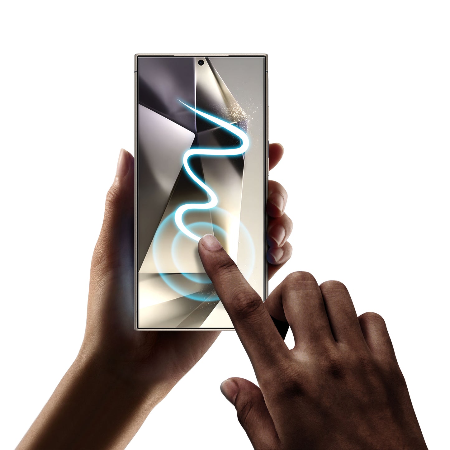 MartZilla Premium Screen Protector 9H Tempered Glass with Easy Magic Application Kit For Samsung | Auto Dust Removal | Easy Installation Kit |