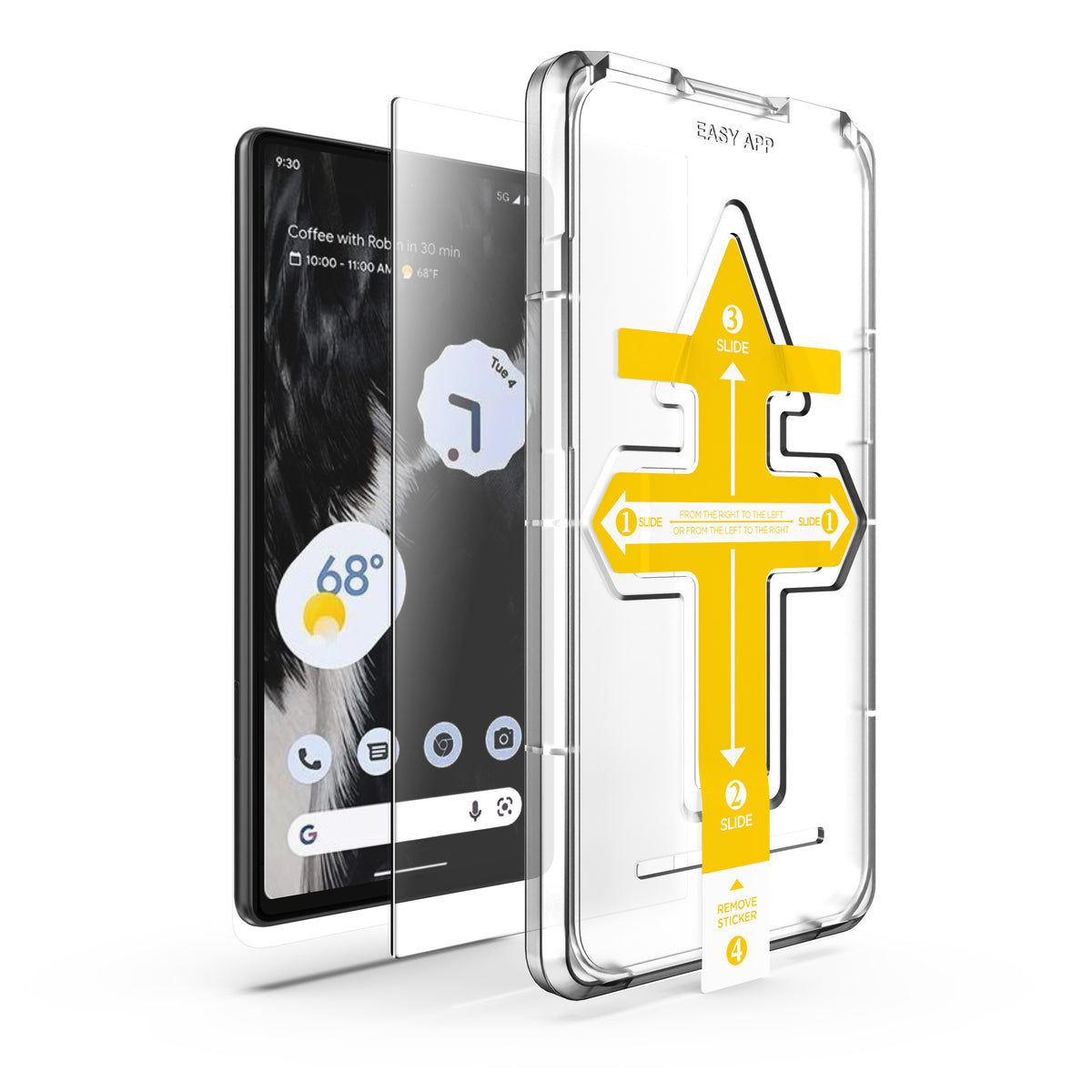 MartZilla Tempered Glass with Alignment Kit for Google Pixel (Pack Of 1)