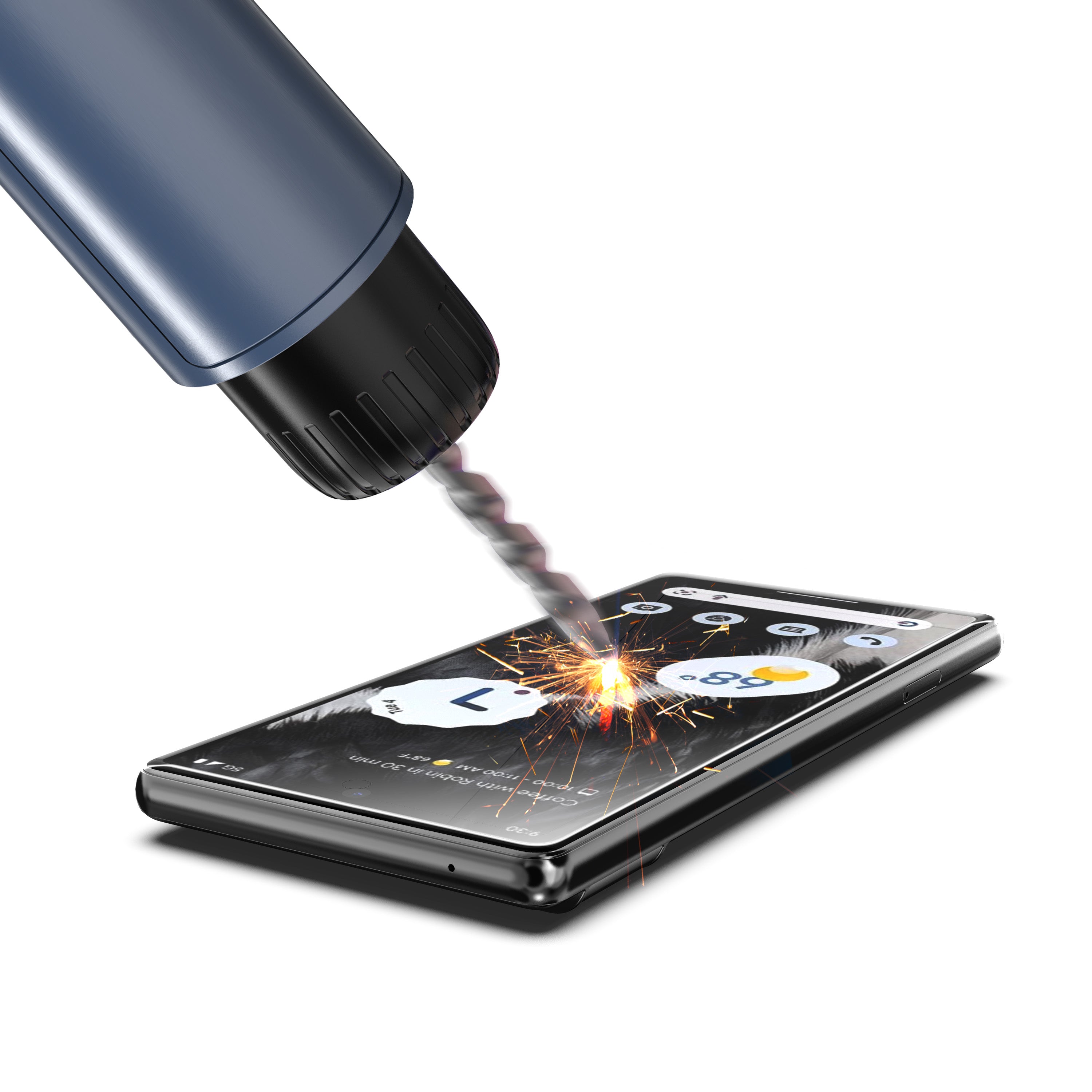 MartZilla Auto Dust Removal Google Pixel 7A Tempered Glass (Pack Of 1)